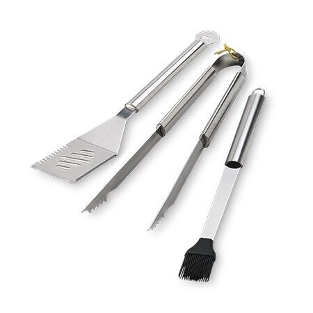 Blue Rhino Global Sourcing Grill Zone BBQ Tool Set, Stainless Steel 00389TVN